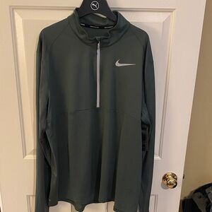 Nike Running Olive Quarter-Zip Pullover. NWT, mens XL